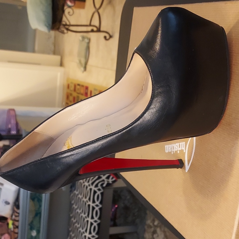 Christian louboutin daffodil 160 kid black size 37